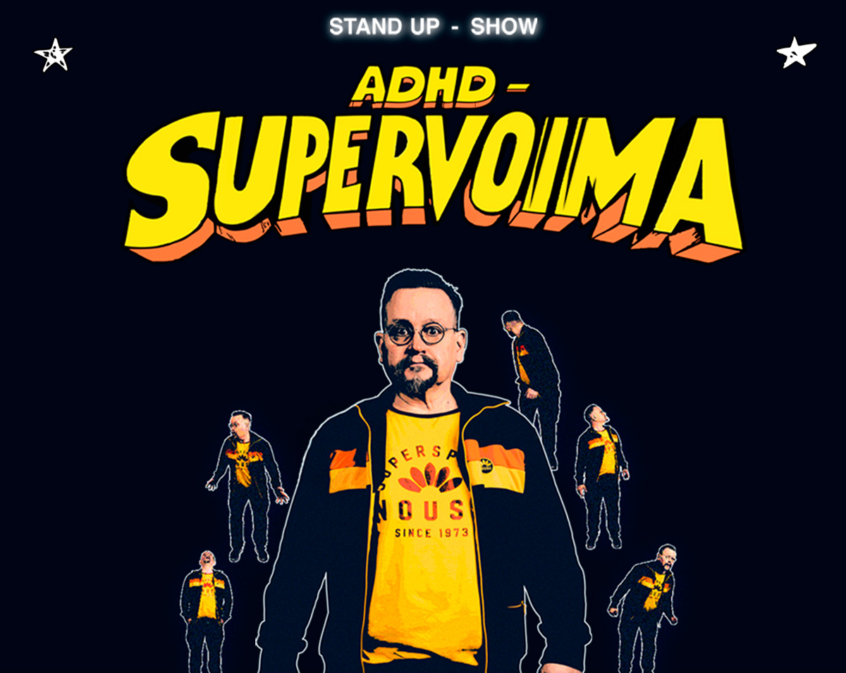 Fredi Lilius: ADHD Supervoima –stand up show